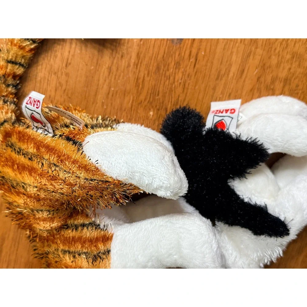 Webkinz Cats Kittens Lot of 4 Pink White Striped Small‎ Medium No Codes